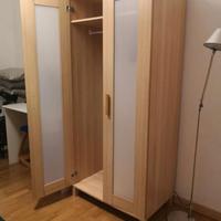 IKEA Aneboda, guardaroba e colonna scaffali