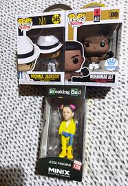 Lotto funko pop ali 80 michael jackson e pinkman