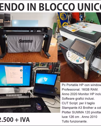 Kit computer plotter stampante 