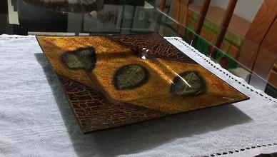 Vassoio in Vetro Colorato Made in Italy