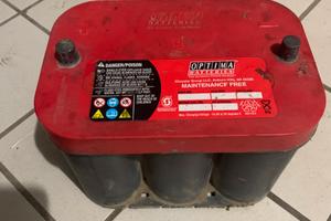 Batteria Optima Red 50AH per fuoristrada e barche