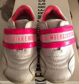 Scarpe Bikkembergs bianco rosa n. 20
