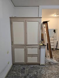 Cucina monoblocco fatta a mano scomparsa