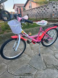 bici per bambina praticamente nuova
