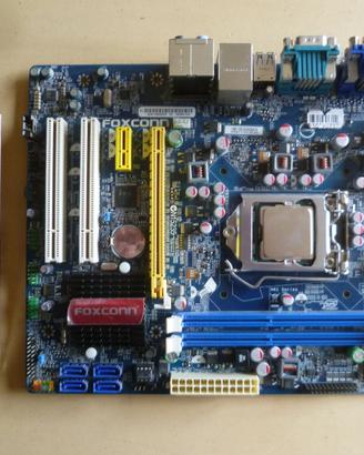Scheda madre FOXCONN H61MX Socket 1155 con CPU
