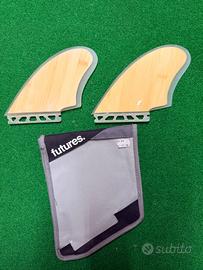 Set pinne surf twin Features Bamboo