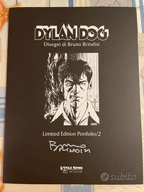 Dylan Dog portfolio Bruno Brindisi autografato