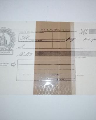 Cambiale con errore di stampa
