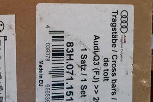 Barre tetto q3 2025