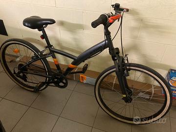 Bicicletta B'Twin Original 500 S grigio/arancione