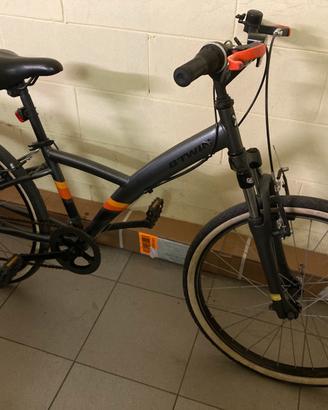 Bicicletta B'Twin Original 500 S grigio/arancione