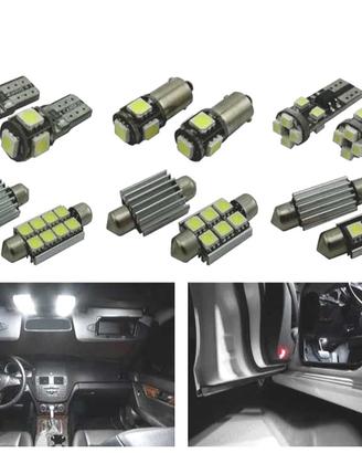 KIT 15 LAMPADE LED INTERNE MERCEDES CLASSE C C204 