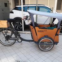 BICI CARGO BABBOE CURVE ELETTRICA CON ACCESSORI