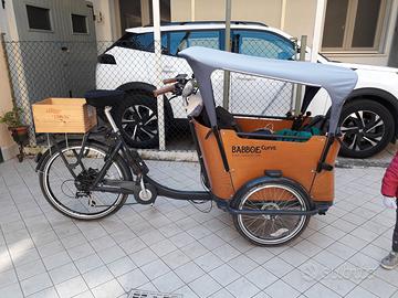BICI CARGO BABBOE CURVE ELETTRICA CON ACCESSORI