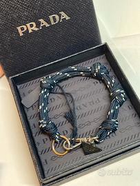 Prada Bracciale uomo in corda