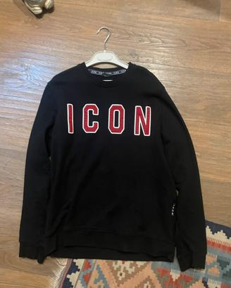 ICON Hoodie Nera – Originale, Felpa Usata