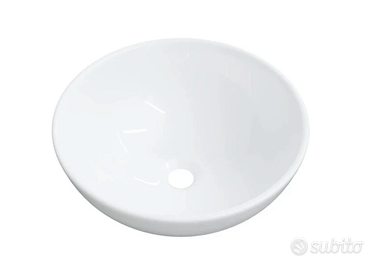 Lavandino Bianco 28x28x10 cm Ceramica NUOVO