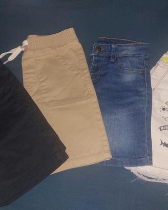 shorts bambino 3/4-5/6 anni