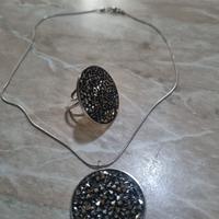 set collana e anello Swarovski 