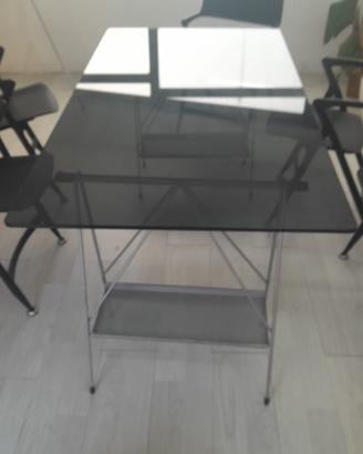 Tavolo in Vetro + 8 sedie calligaris