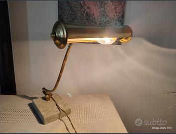 lampada  diplomatica da tavolo anni 50/60
