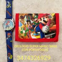 Orologio Super Mario Bros con portafoglio