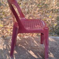 Sedie plastica rigide