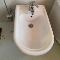 Bidet in ceramica bianca Dolomite