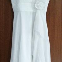 Abito Bianco da Cerimonia P. Comunione Damigella