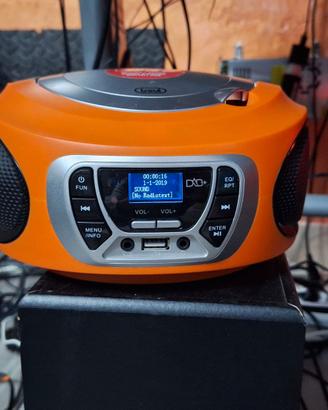 radio fm/am/dab trevi. Arancione