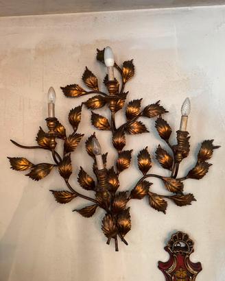 Coppia di Lampadari in stile Hollywood Regency