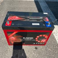 Batteria AGM zenith 110ah + caricabatterie 10ah