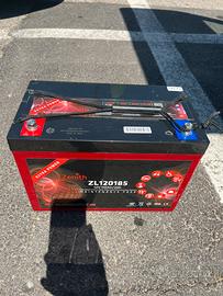 Batteria AGM zenith 110ah + caricabatterie 10ah