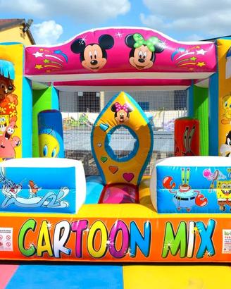 Saltarello Gonfiabile con Ostacoli per Bambini