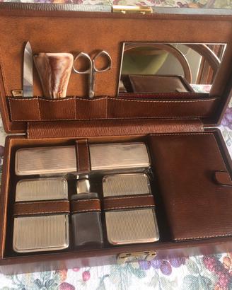 Trousse da viaggio da uomo vintage anni 60