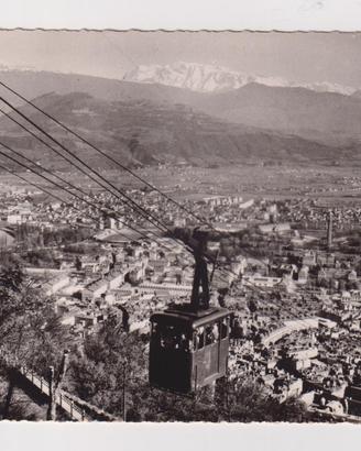 Cartolina Grenoble Teleferica Bastiglia anni 50