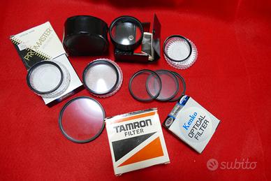 Lenti filtri  di varie dimensioni ed effetti