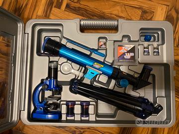 DELUXE SET TELESCOPIO 🔭 & MICROSCOPIO 🔬