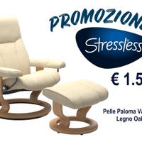 Stressless poltrona relax ergonomica pelle PROMO