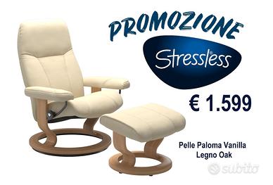 Stressless poltrona relax ergonomica pelle PROMO