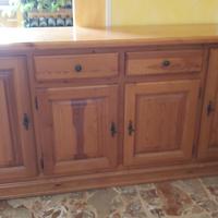 Base credenza in pino