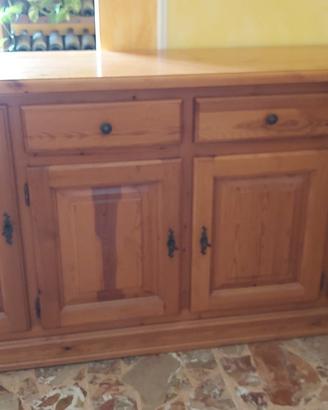 Base credenza in pino