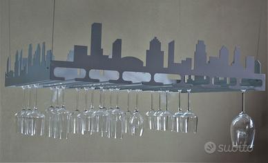 porta calici sospeso