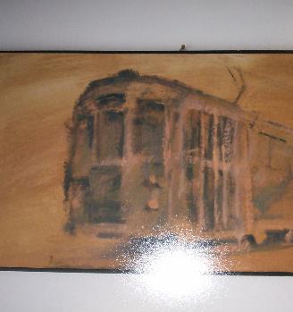 Quadro olio su cartone paolo del giudice