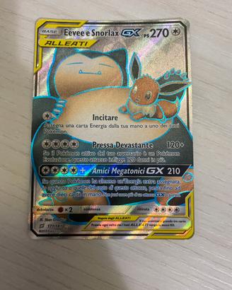 Pokemon-Eevee e Snorlax GX ALLEATI 120/181