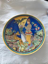 Serafino Volpi Deruta Grande Piatto anni '50 