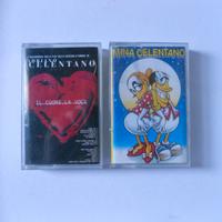 Celentano lotto 2 cassette audio originali + Mina