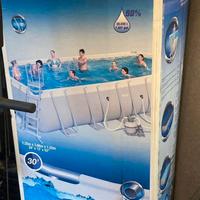 Piscina fuori terra 7,32x3,66x1,32m - Come nuova