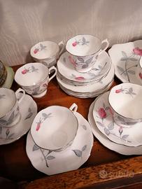 Set da tè x 6 Royal Albert Trent Rose