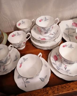 Set da tè x 6 Royal Albert Trent Rose